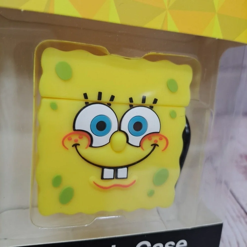 New In Box!  Culturefly AirPods Case - Generations 1 & 2 - SpongeBob SquarePants